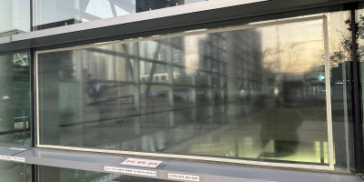 [인천 유리창청소] 송도 스타트업파크 유리 코팅제 제거 및 특수 세척 후기